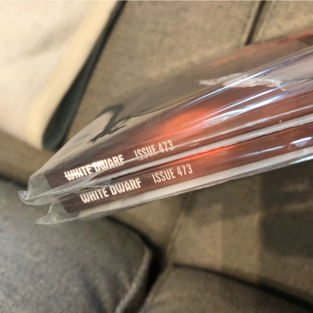 White dwarf magazine issue 473 new sealed